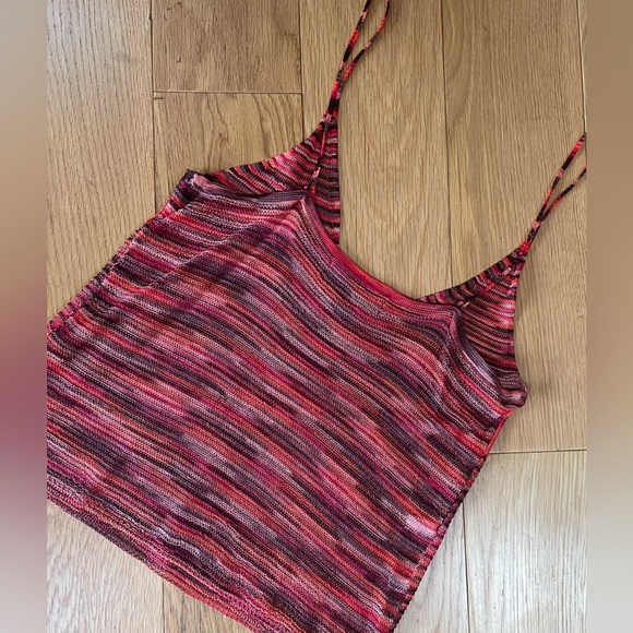 Vtg Express Space Dyed Cami & Cardigan Sweater 2 Piece Set Size Med - Picture 4 of 9